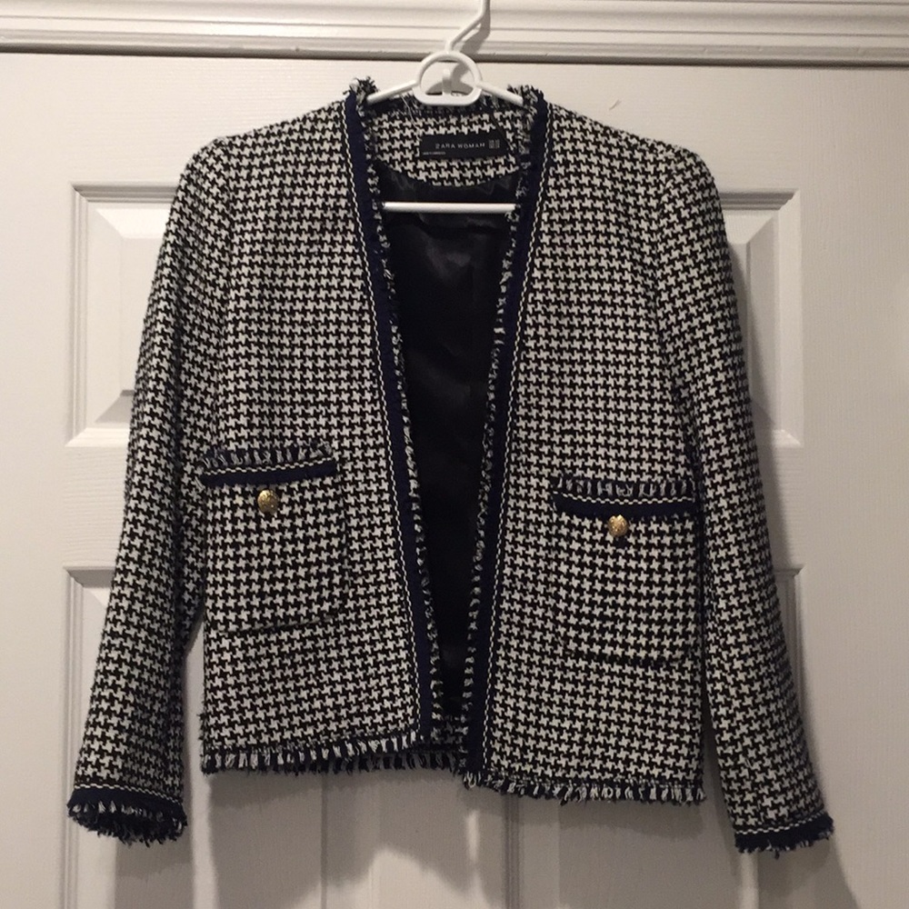 NWOT Zara Tweed Jacket